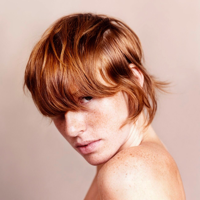Ginger haired girl headshot 